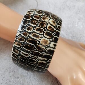Animal Print Bangle Bracelet